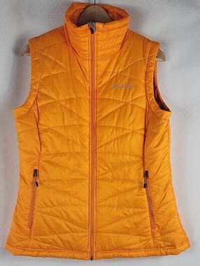 Columbia Women's Bright Orange Puffer Vest - Size Large